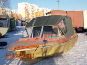 Ходовой тент на лодку Крым