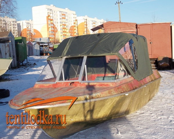 Ходовой тент на лодку Крым купить - Тент для лодки, катера