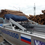 Ходовой тент на лодку Вятбот-490ПРО
