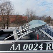 Ходовой тент на лодку Волжанка-47